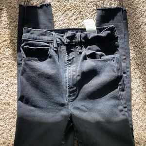Abercrombie black jean jegging